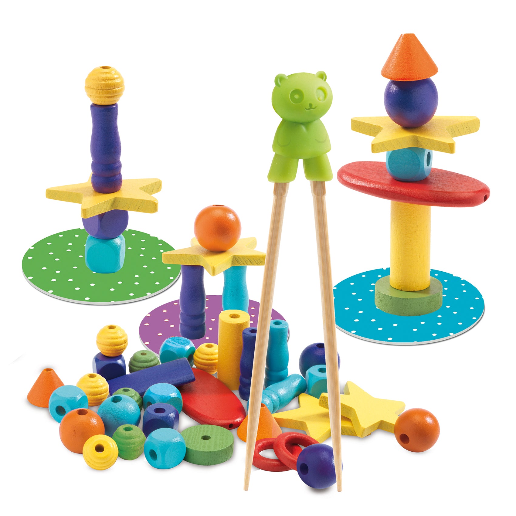 Jeu d'adresse "Totem zen" Djeco Djeco - Maison Continuum