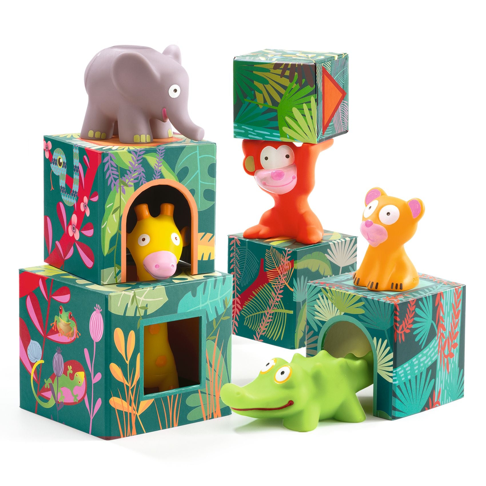 Jeu d'empilage "Maxi Topanijungle" Djeco Djeco - Maison Continuum