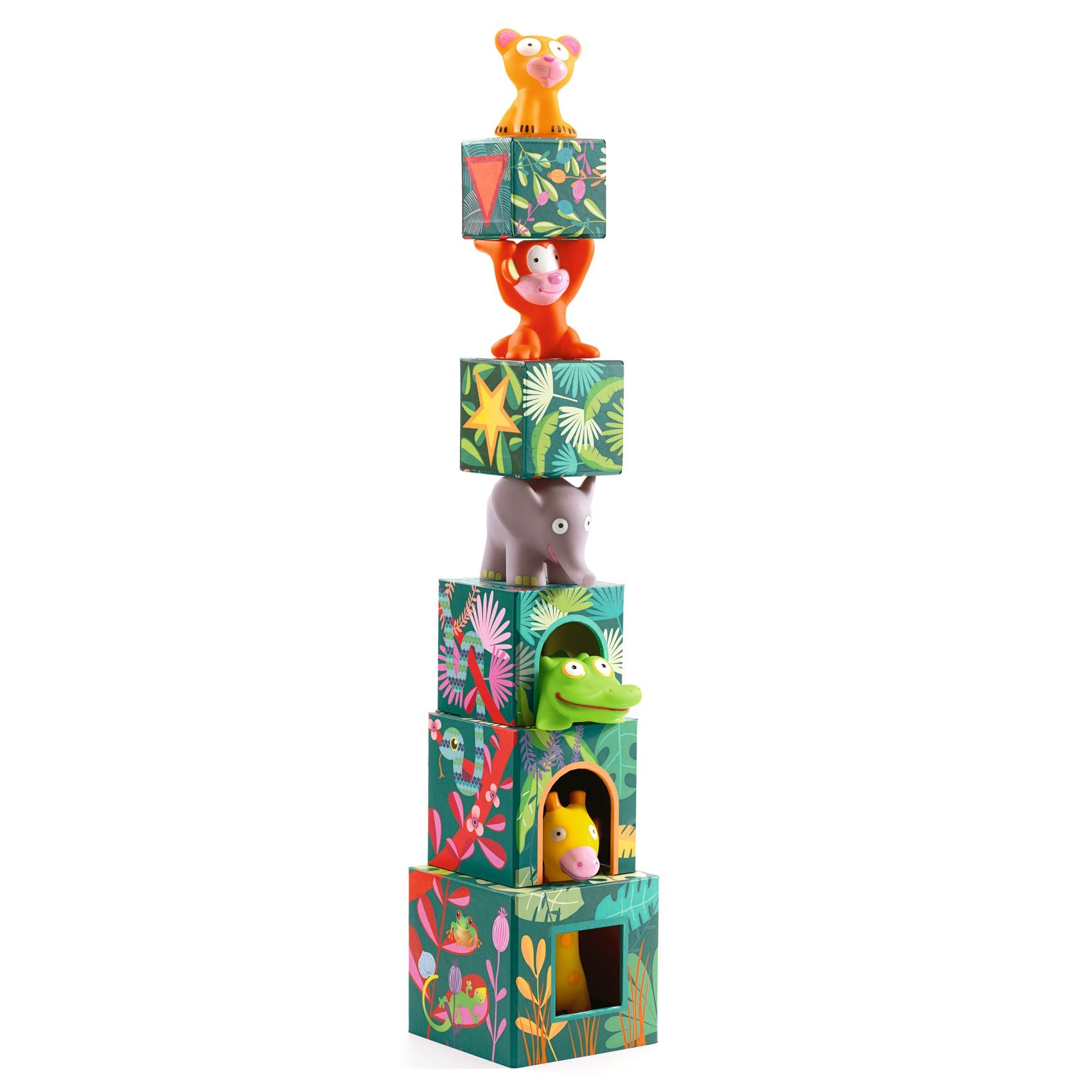Jeu d'empilage "Maxi Topanijungle" Djeco Djeco - Maison Continuum