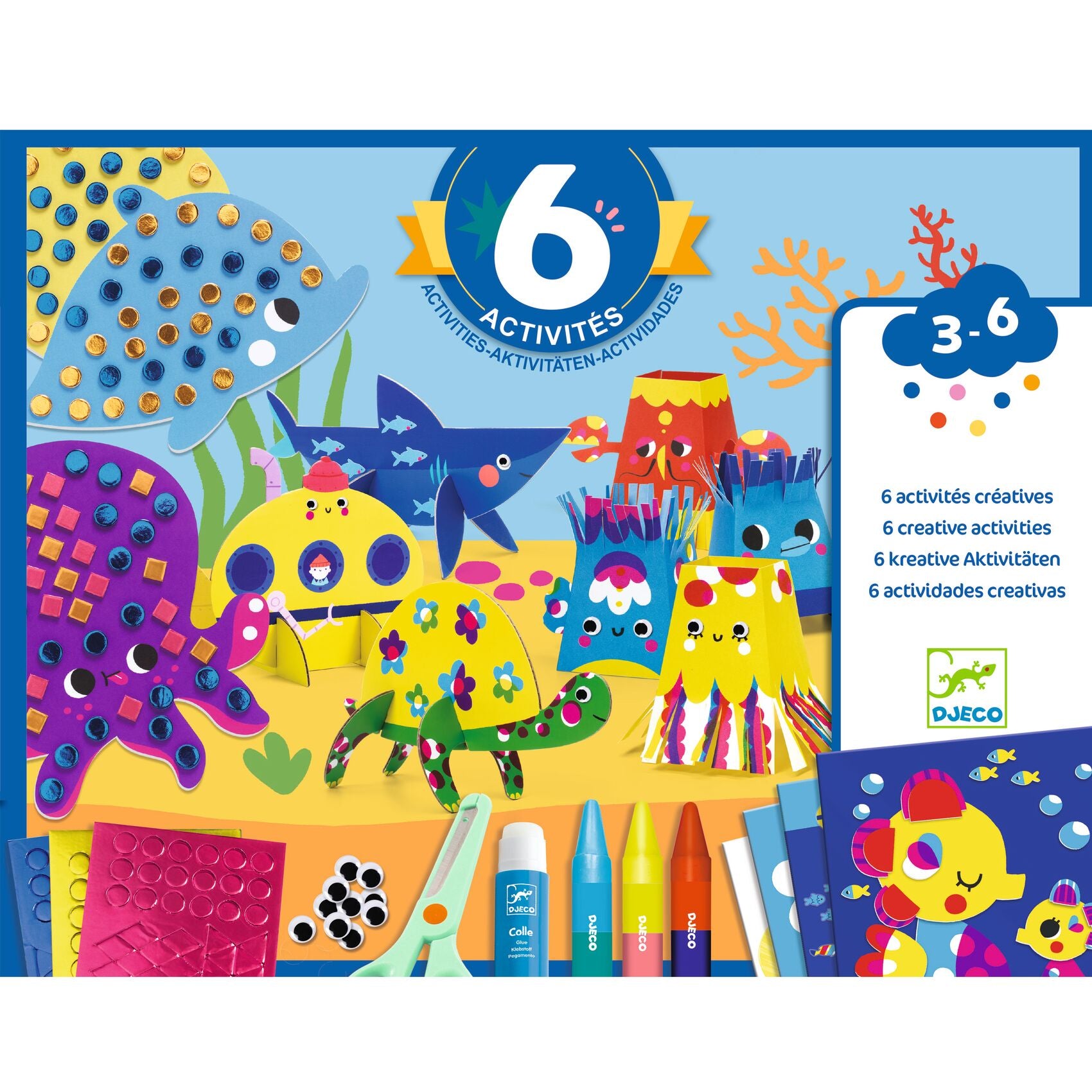 Coffret créatif "La mer et ses plaisirs" - Djeco Djeco - Maison Continuum