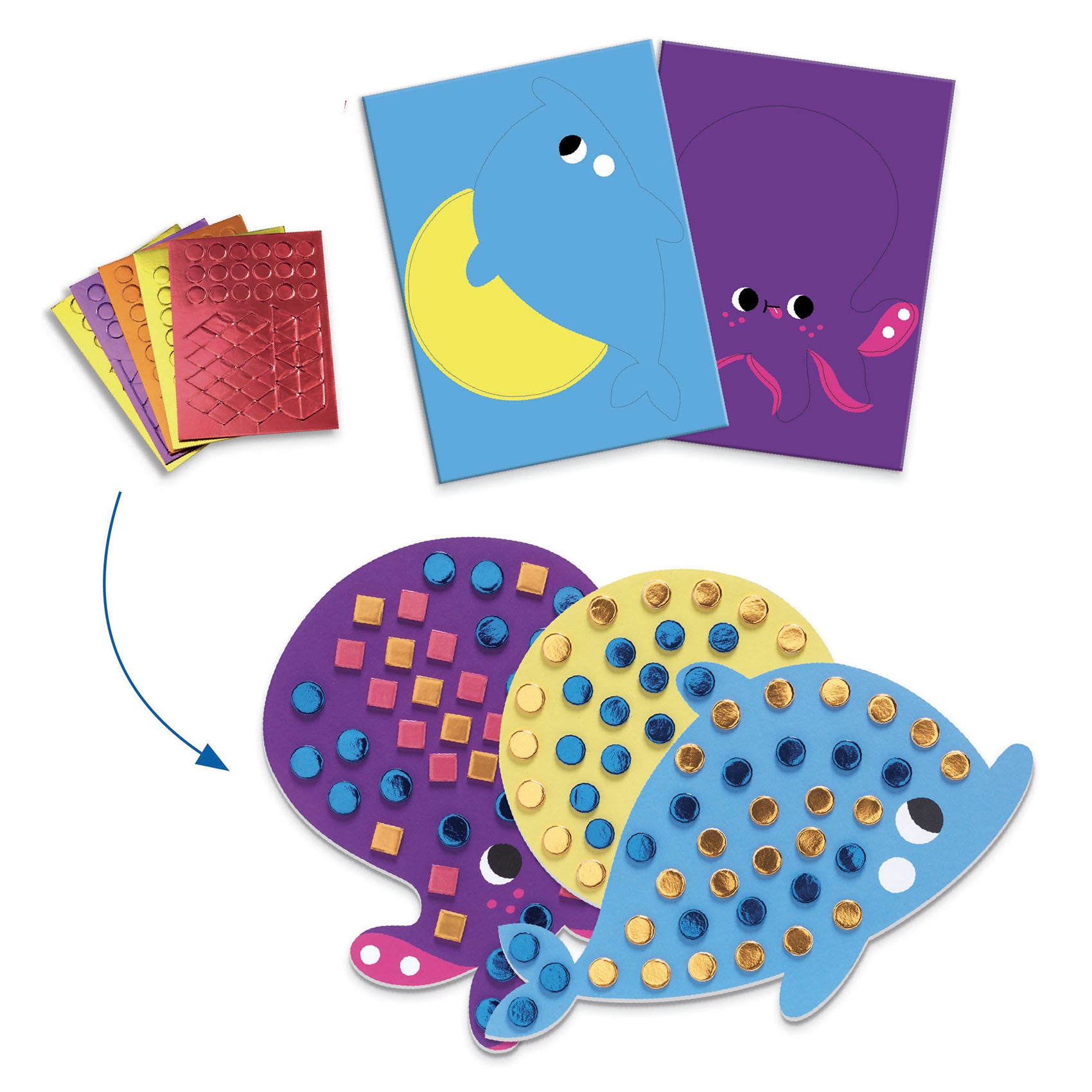 Coffret créatif "La mer et ses plaisirs" - Djeco Djeco - Maison Continuum