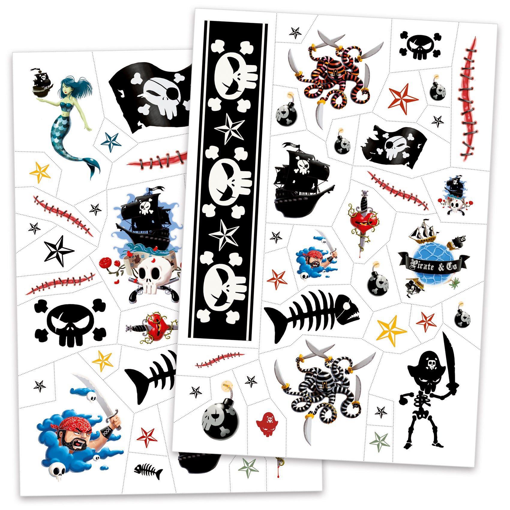Tatouages pirates Djeco Djeco - Maison Continuum
