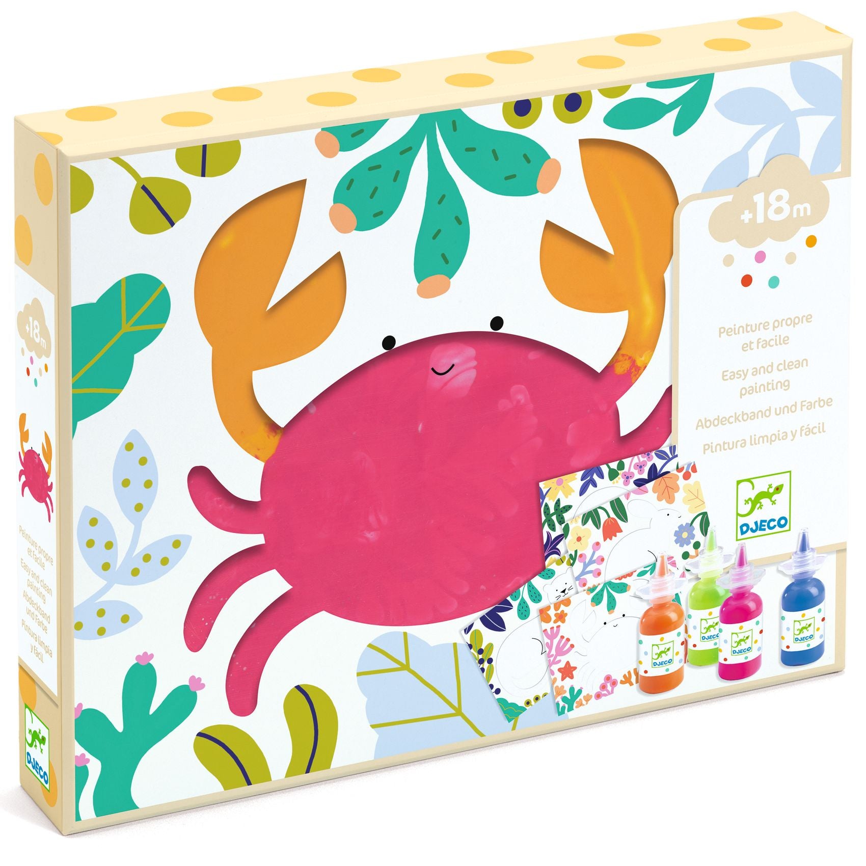 Coffret de peinture propre "Barbouille et beau" Djeco Djeco - Maison Continuum