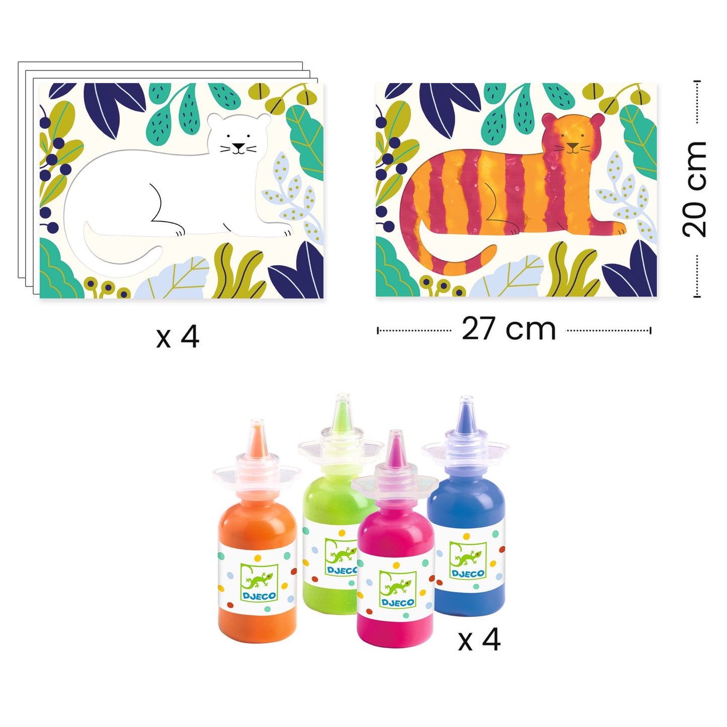 Coffret de peinture propre "Barbouille et beau" Djeco Djeco - Maison Continuum