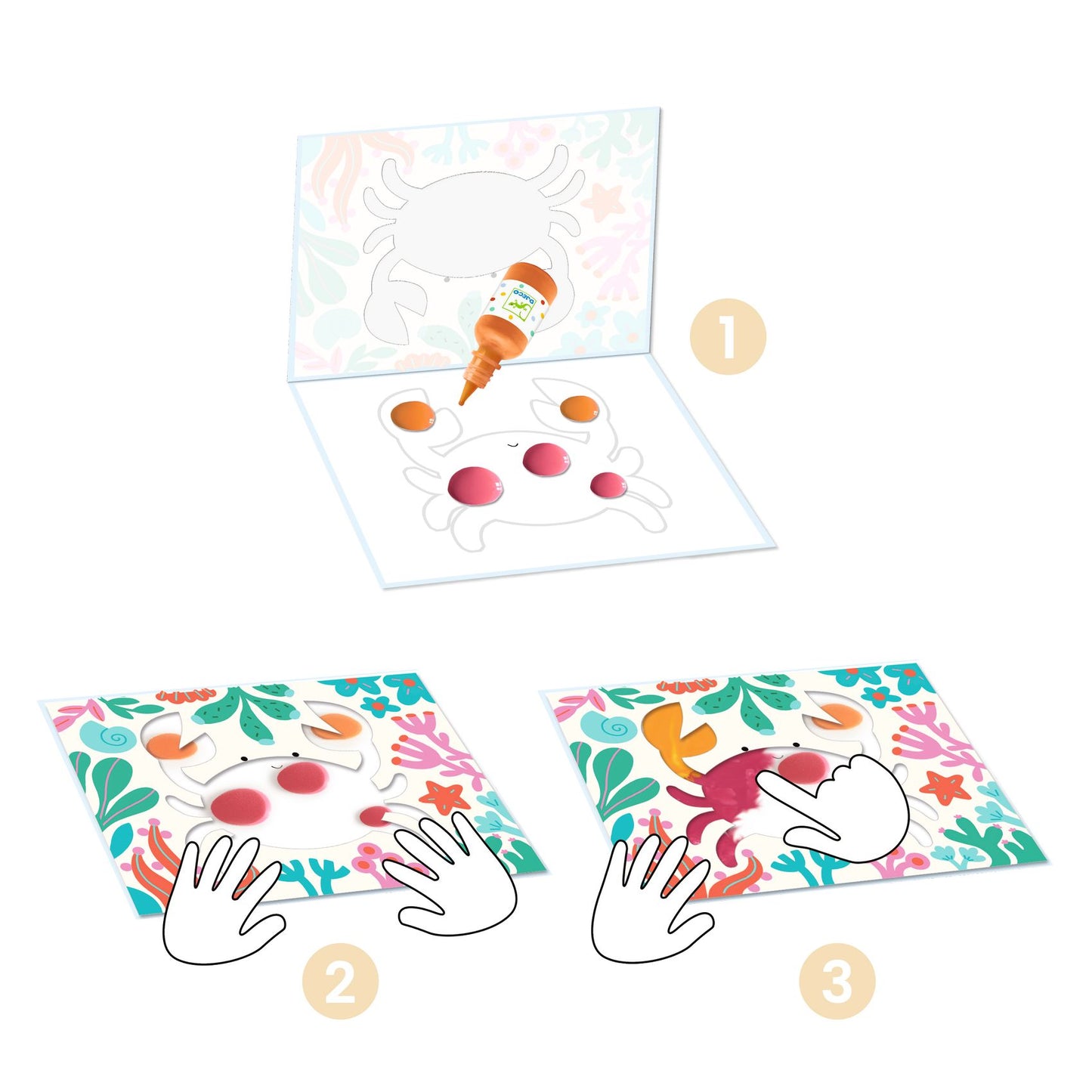 Coffret de peinture propre "Barbouille et beau" Djeco Djeco - Maison Continuum