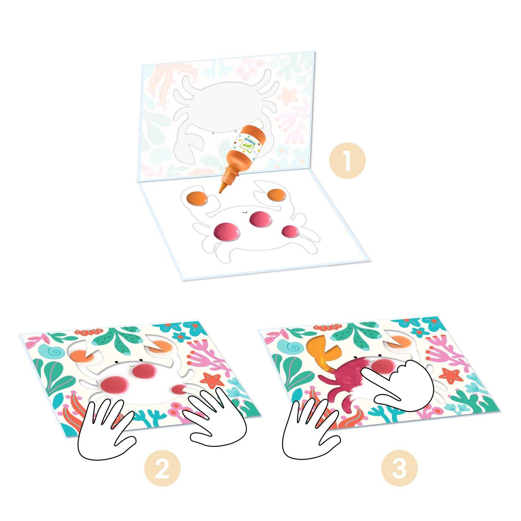Coffret de peinture propre "Barbouille et beau" Djeco Djeco - Maison Continuum
