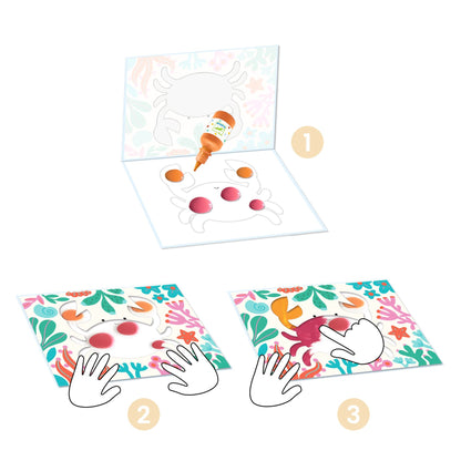 Coffret de peinture propre "Barbouille et beau" Djeco Djeco - Maison Continuum