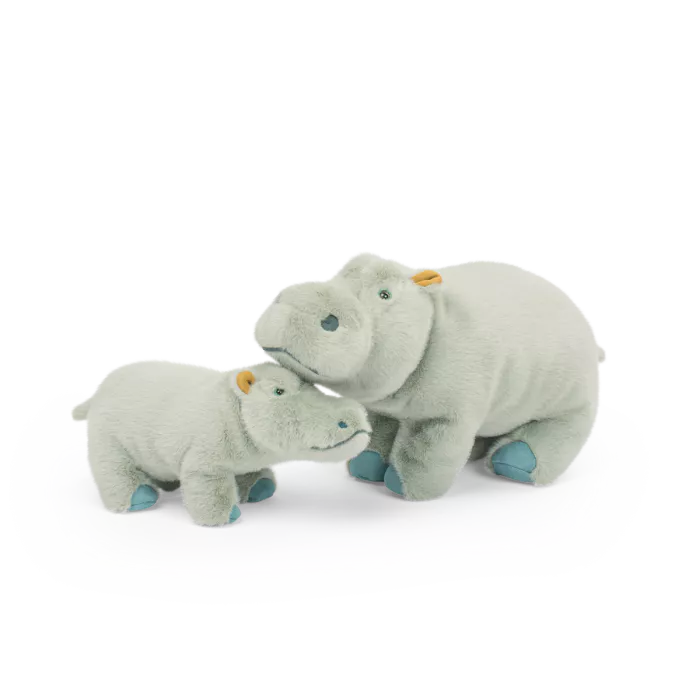 Peluche hippopotame "Tout autour du monde" Moulin Roty - Maison Continuum