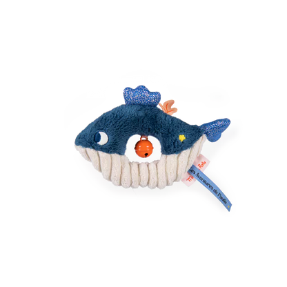 Hochet baleine "les aventures de Paulie" Moulin Roty - Maison Continuum