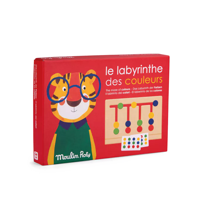 Jeu labyrinthe des couleurs Moulin Roty - Maison Continuum