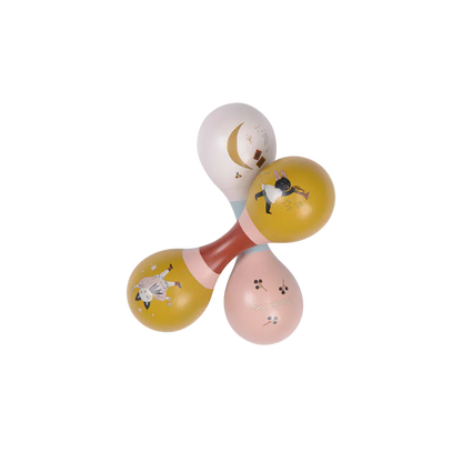 Maracas double "Après la pluie" Moulin Roty - Maison Continuum