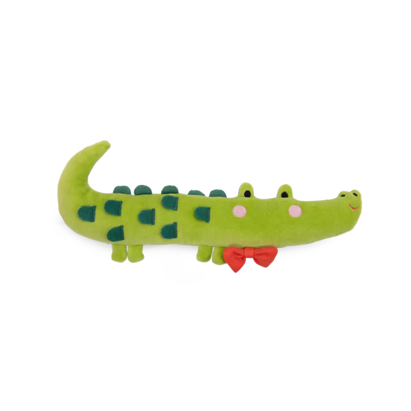 Hochet-peluche crocodile 