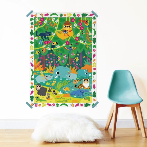 Poster décoratif la jungle - Maison Continuum
