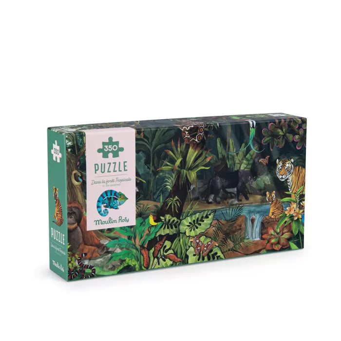 Puzzle "dans la forêt tropicale" (350 pièces) - Maison Continuum