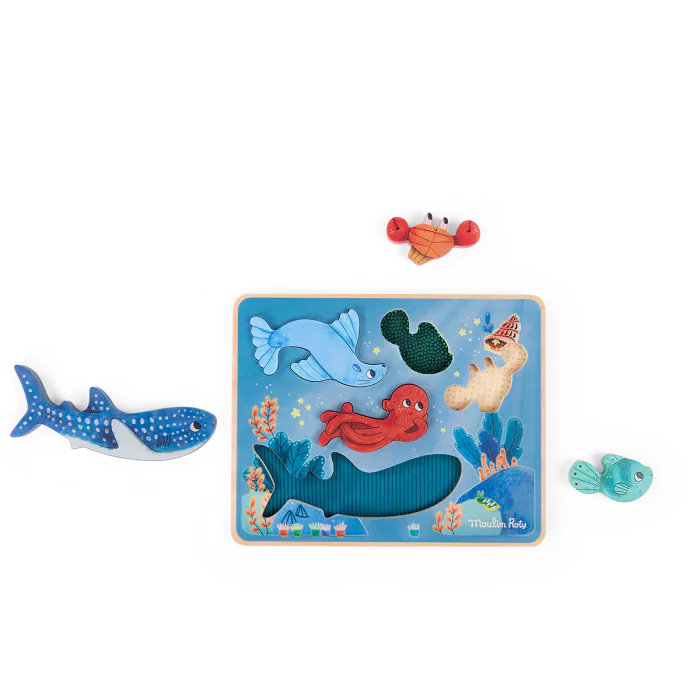 Puzzle sensoriel Moulin Roty - Maison Continuum