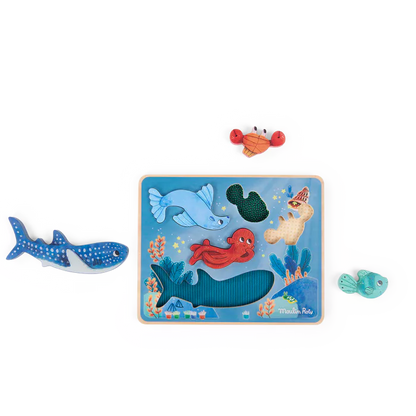 Puzzle sensoriel Moulin Roty - Maison Continuum