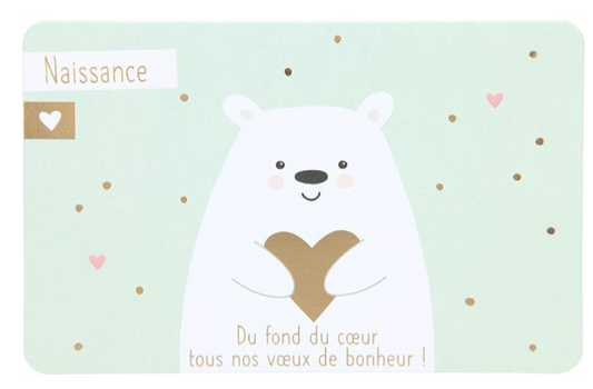 Cartes de Vœux Naissance Depesche - Maison Continuum
