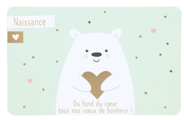 Cartes de Vœux Naissance