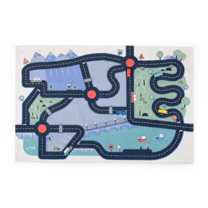 Tapis circuit de voitures Moulin Roty - Maison Continuum