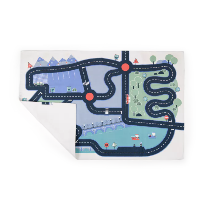 Tapis circuit de voitures Moulin Roty - Maison Continuum