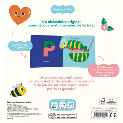 Livre "Mon premier abécédaire" Auzou - Maison Continuum