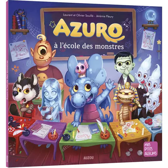 Livre " Azuro à l'école des monstres"