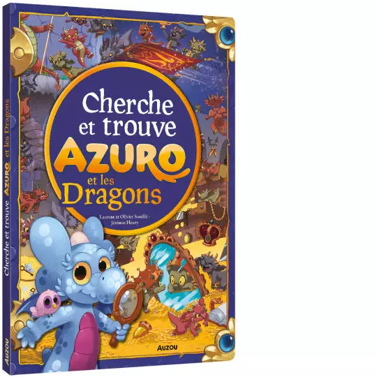 Livre " Cherche & trouve - Azuro et les dragons"