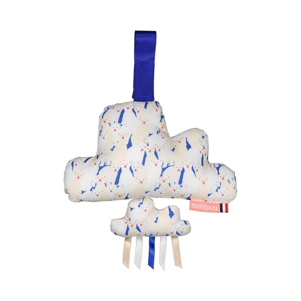 Coussin musical Dirty Dancing deux nuages motif oursons