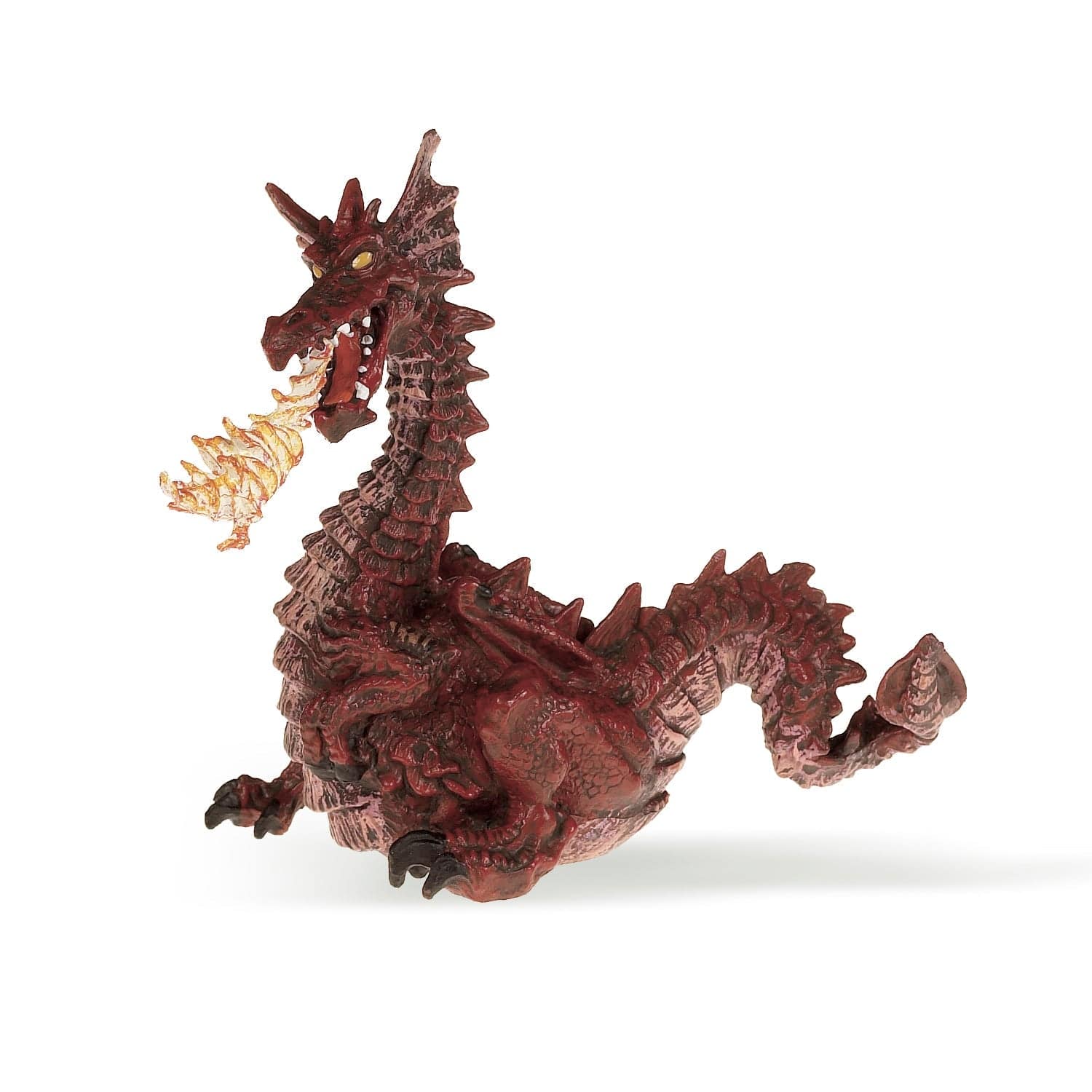 Figurine dragon rouge avec flamme Papo France - Maison Continuum