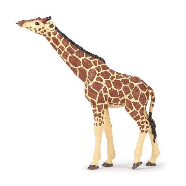 Figurine girafe femelle tête levée