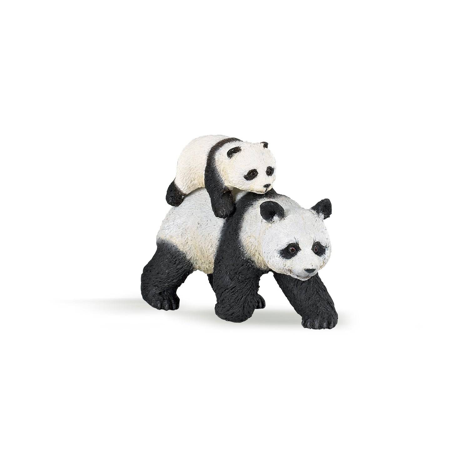 Figurine panda et son bébé - Maison Continuum