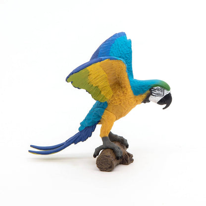 Figurine perroquet ara bleu - Maison Continuum