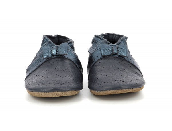 Chaussons Robeez marine noeuds Robeez - Maison Continuum