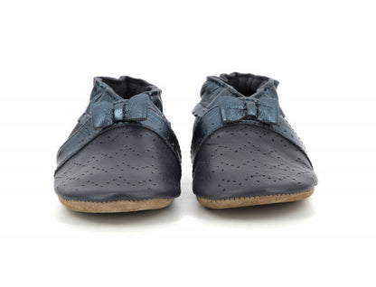 Chaussons Robeez marine noeuds Robeez - Maison Continuum