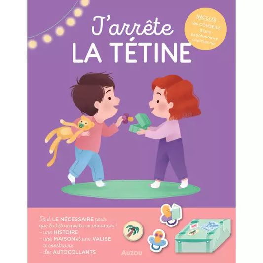 Livre d’accompagnement - J'arrête la tétine Auzou - Maison Continuum