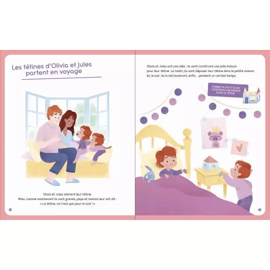 Livre d’accompagnement - J'arrête la tétine Auzou - Maison Continuum
