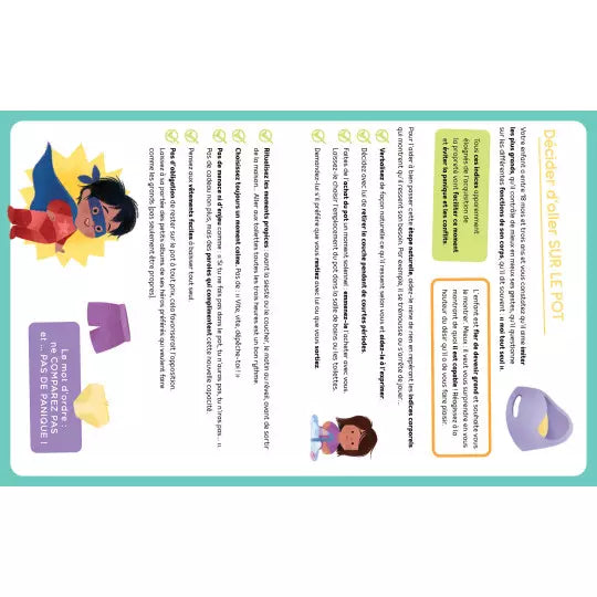 Je vais sur le pot – Un calendrier ludique pour apprendre la propreté Auzou - Maison Continuum