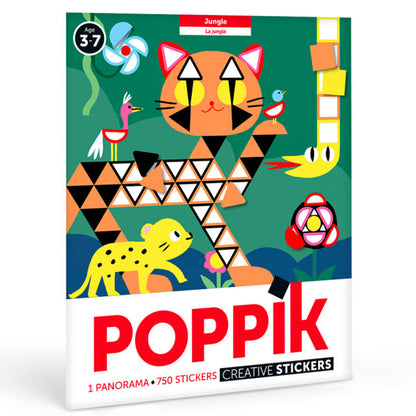 Panorama à sticker jungle Poppik - Maison Continuum