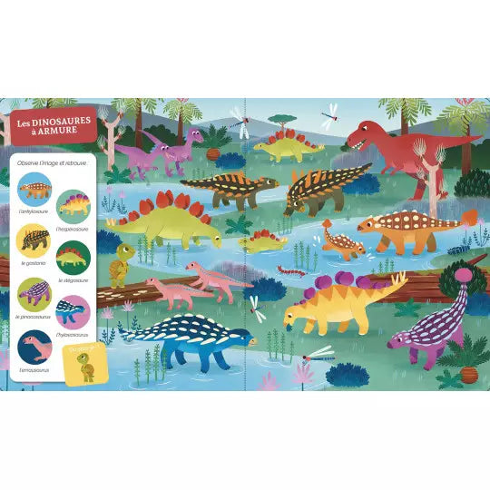 Cherche et trouve des tout-petits "Les dinosaures" Auzou - Maison Continuum
