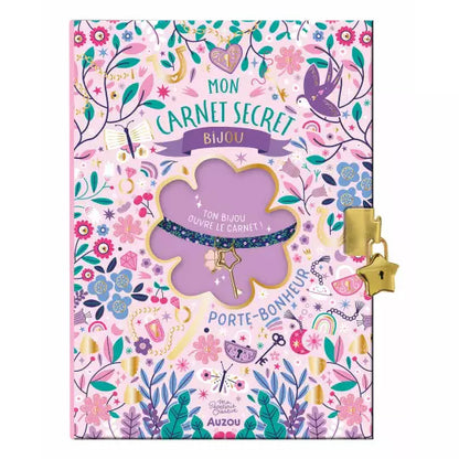 Mon carnet secret "bijou porte-bonheur" Auzou - Maison Continuum
