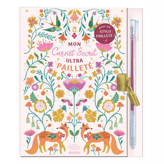 Mon carnet secret ultrapailleté