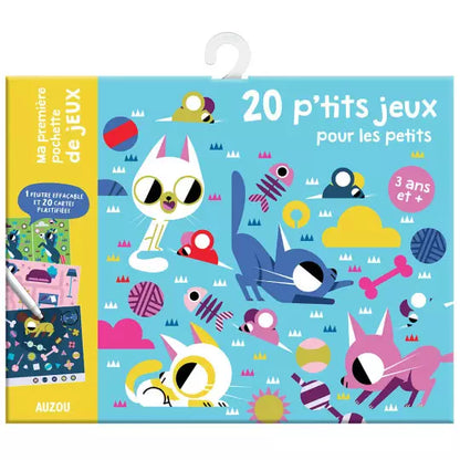 Ma pochette de jeux "20 p'tits jeux pour les petits" Auzou - Maison Continuum