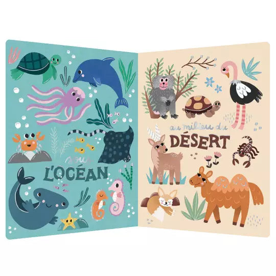 Livre "Mes 100 animaux à découvrir" Auzou - Maison Continuum