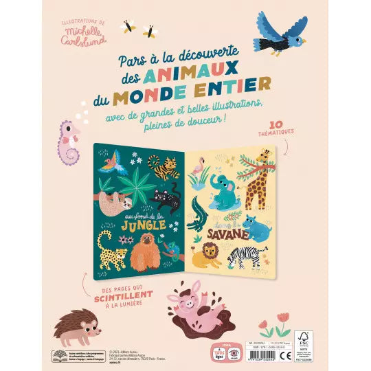 Livre "Mes 100 animaux à découvrir" Auzou - Maison Continuum