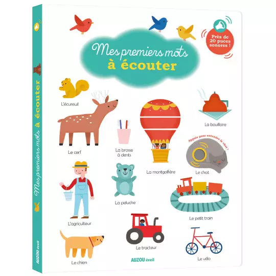 Livre " Mes premiers mots à écouter" Auzou - Maison Continuum