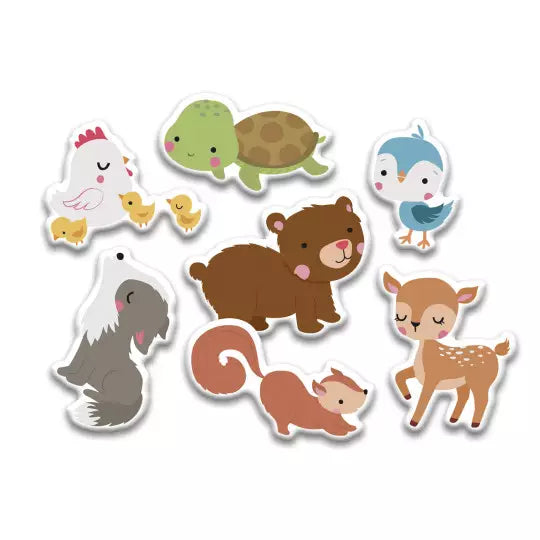 Mon petit coffret aimanté "les bébés animaux" Auzou - Maison Continuum