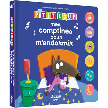 Livre "P'tit Loup - Mes comptines pour m'endormir"