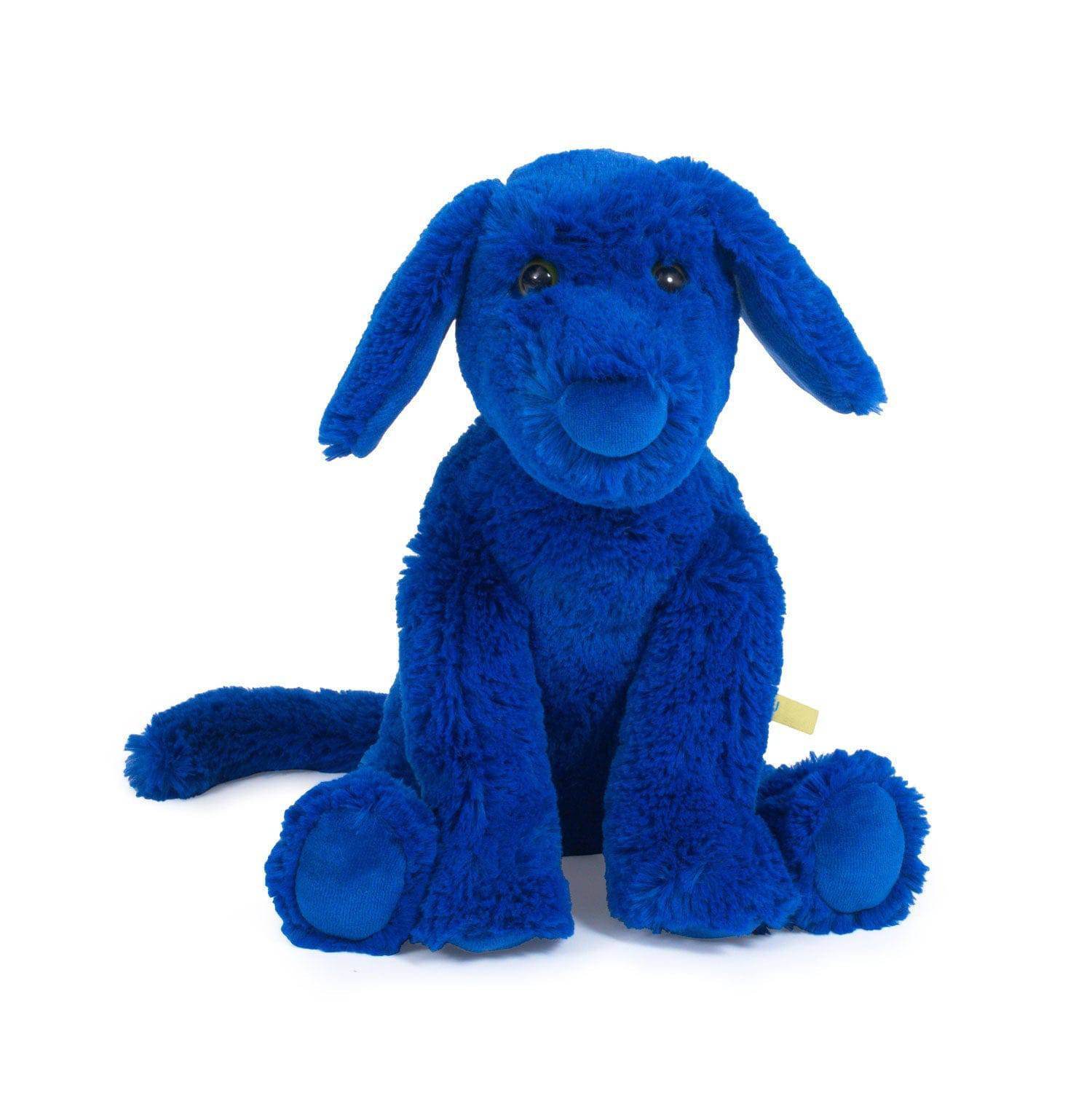 Peluche chien bleu de Nadja - Maison Continuum