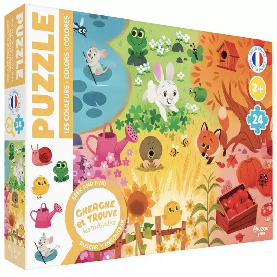 Puzzles Cherche et Trouve des Tout-Petits – Couleurs & Animaux