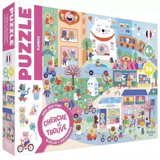 Puzzles Cherche et Trouve – Dinosaures & Kawaii